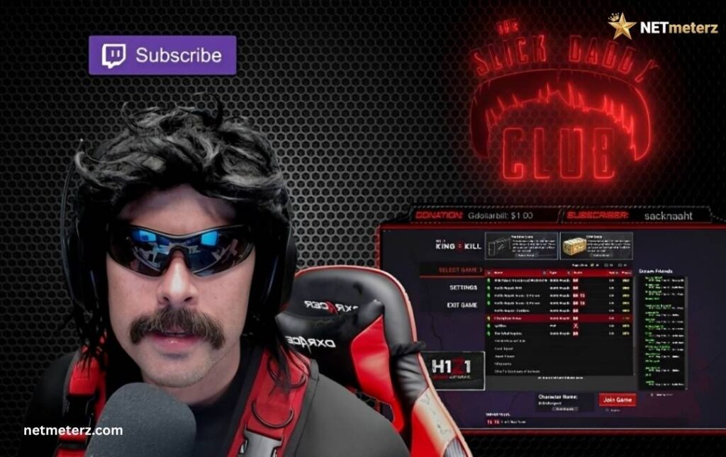 Dr Disrespect Streaming Setup
